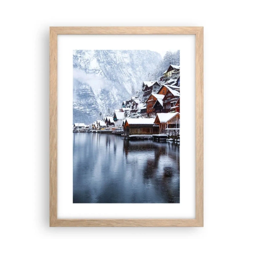 Affisch i ram av ljusek - I vinterns dräkt - 30x40 cm