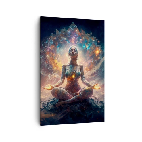 Canvastavla - Bild på duk - Flöde av god energi - 80x120 cm