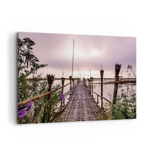 Canvastavla - Bild på duk - Asiens lugn och tystnad - 100x70 cm