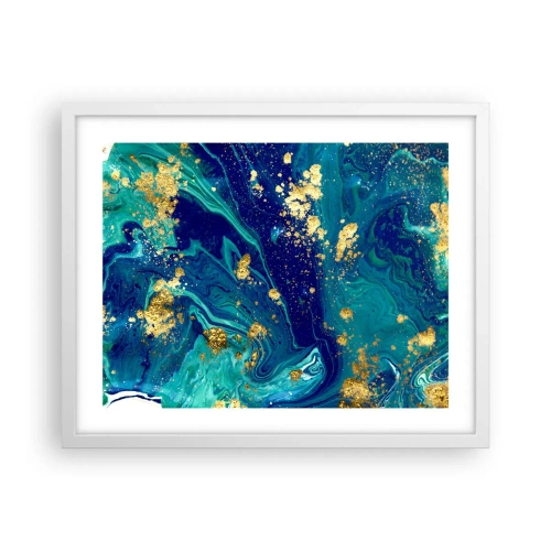 Affisch i vit ram - Solflingor  - 50x40 cm