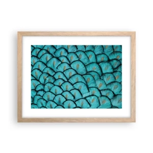 Affisch i ram av ljusek - Den stora fjädergalan - 40x30 cm