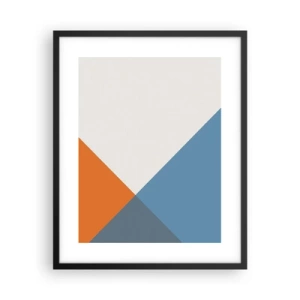 Affisch i svart ram - Under vinkel… - 40x50 cm