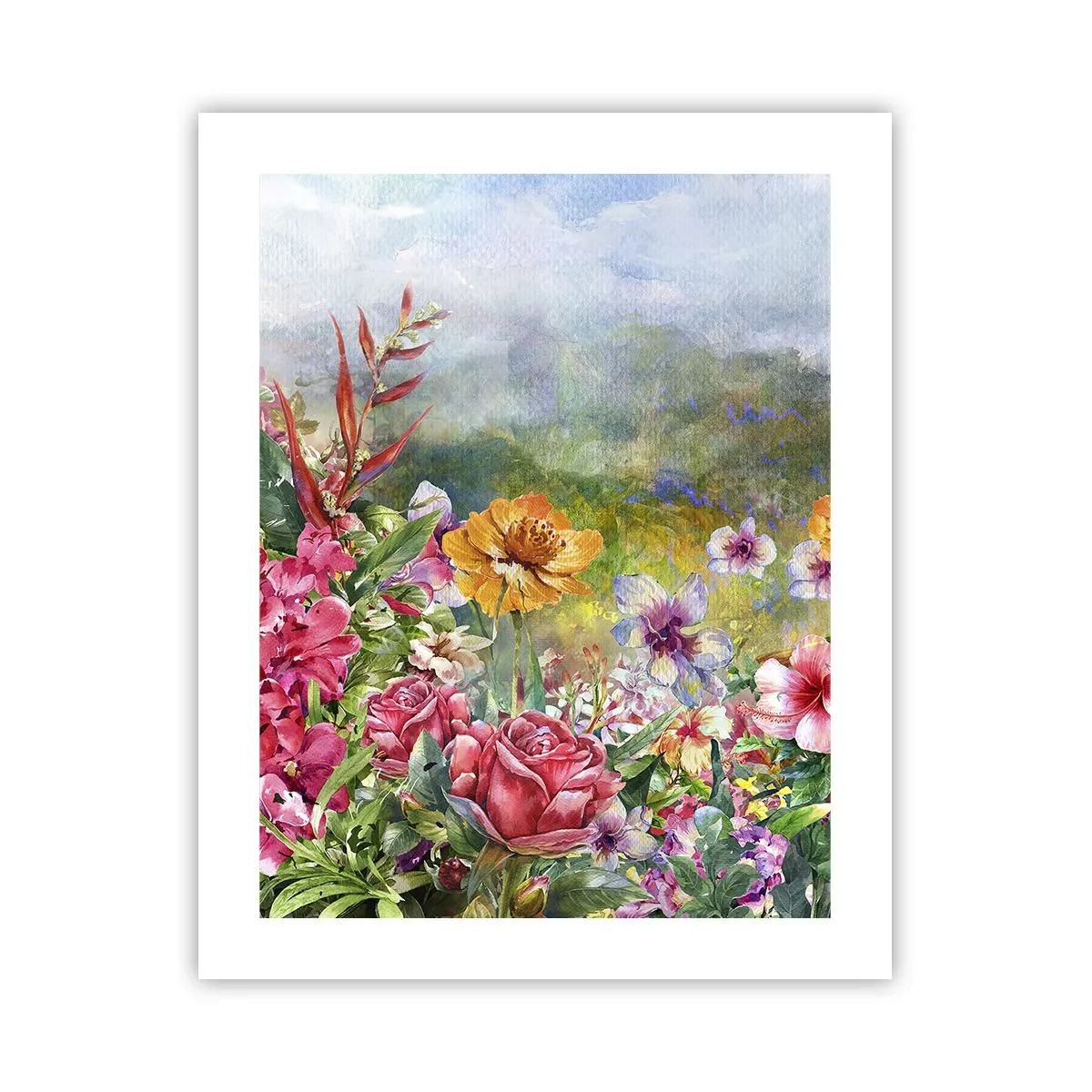 Affisch - En trädgård som blivit galen - 40x50 cm