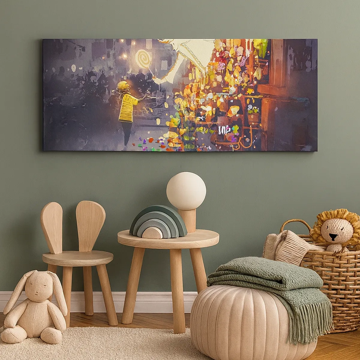 Canvastavla - Bild på duk - Trolldom existerar - 30x30 cm