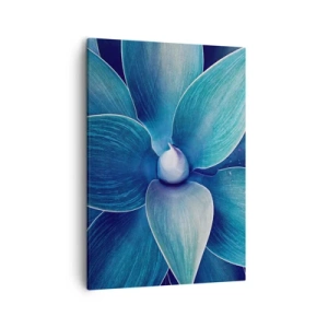 Canvastavla - Bild på duk - Blått från himlen - 50x70 cm