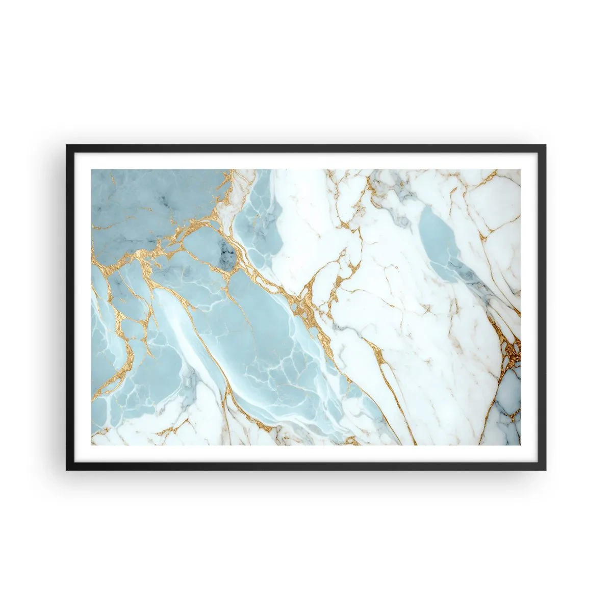 Affisch i svart ram - Stenrikedom - 91x61 cm