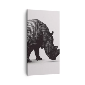 Canvastavla - Bild på duk - Naturens geometriska skönhet - 55x100 cm