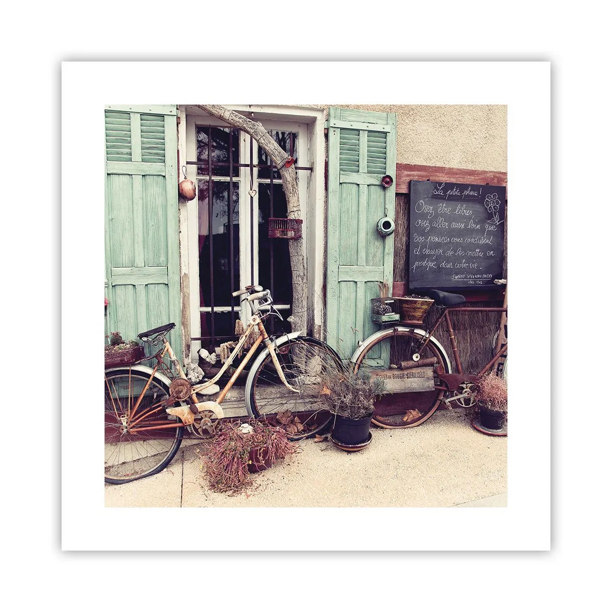 Affisch - Länge leve provinsen - 40x40 cm