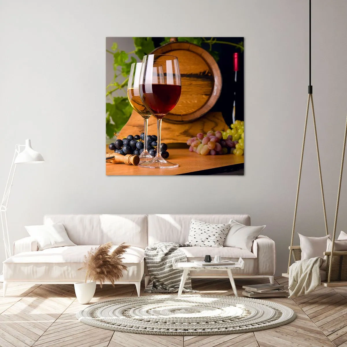 Canvastavla - Bild på duk - Som hos gamla mästare - 60x60 cm