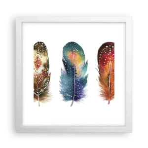 Affisch i vit ram - Ritualer, seder, hemligheter - 30x30 cm