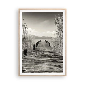 Affisch i ram av ljusek - I gräsets fristad - 70x100 cm