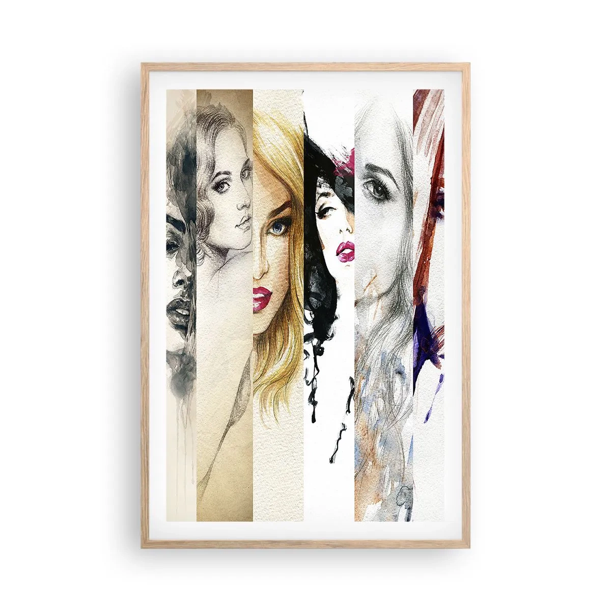 Affisch i ram av ljusek - Det är alltid DU - 61x91 cm