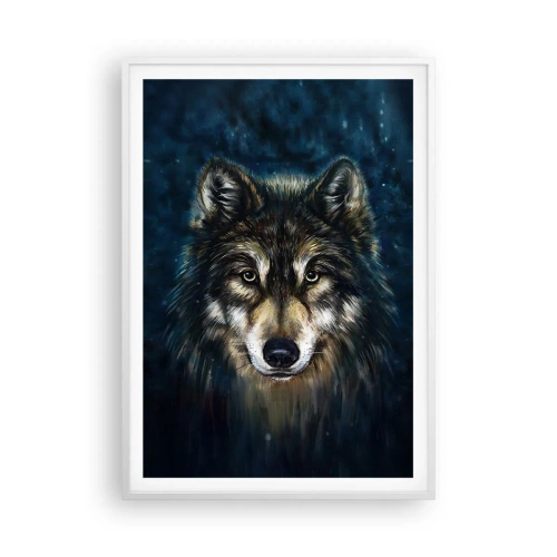 Affisch i vit ram - Alfa? Och omega - 70x100 cm