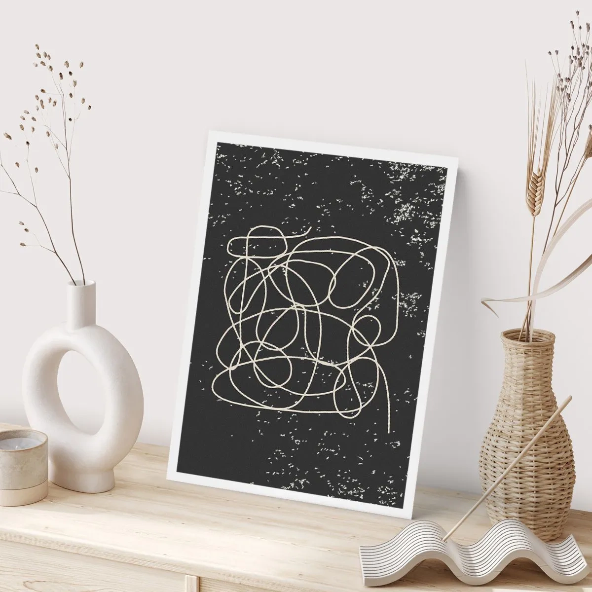 Affisch - Vilsegångna tankar - 40x50 cm