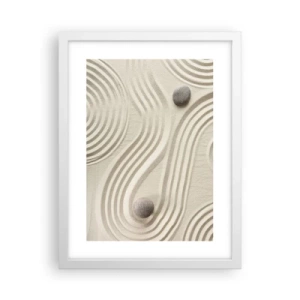 Affisch i vit ram - Värmens beröring - 30x40 cm