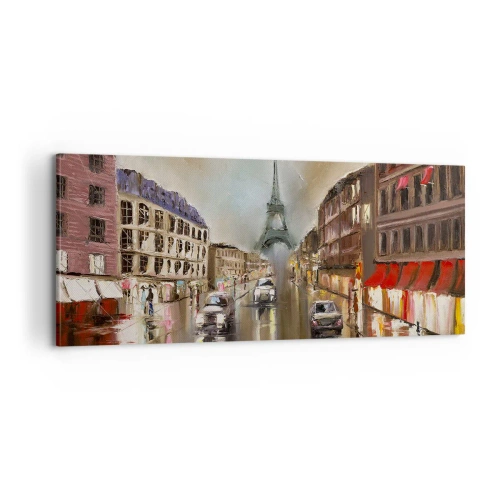 Canvastavla - Bild på duk - Det är bara tornet som räknas - 100x40 cm