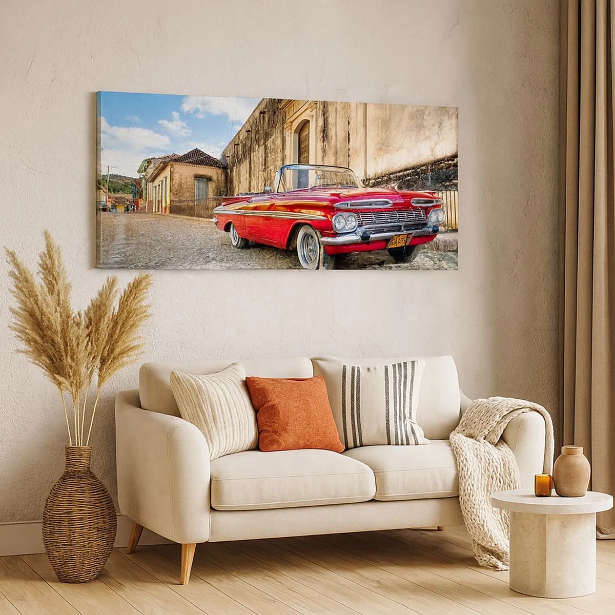 Canvastavla - Bild på duk - Kubansk stämning - 100x40 cm