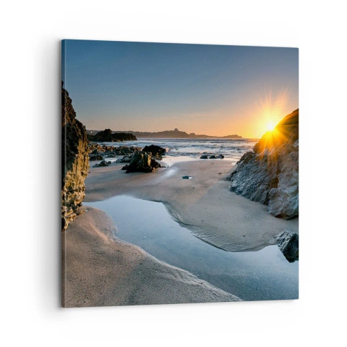 Canvastavla - Bild på duk - Orörd av människan - 60x60 cm