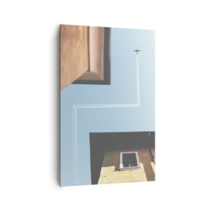 Canvastavla - Bild på duk - Ovanför stadens labyrint - 80x120 cm