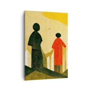 Canvastavla - Bild på duk - Det är fortfarande långt kvar - 70x100 cm