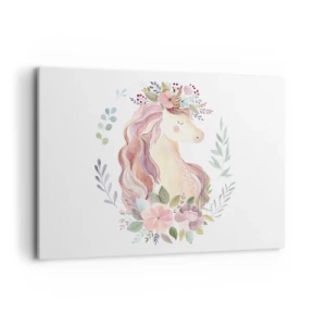 Canvastavla - Bild på duk - En inbjudan till sagornas värld - 100x70 cm