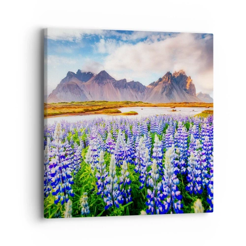 Canvastavla - Bild på duk - Styrka och stränghet bredvid mildhet - 40x40 cm