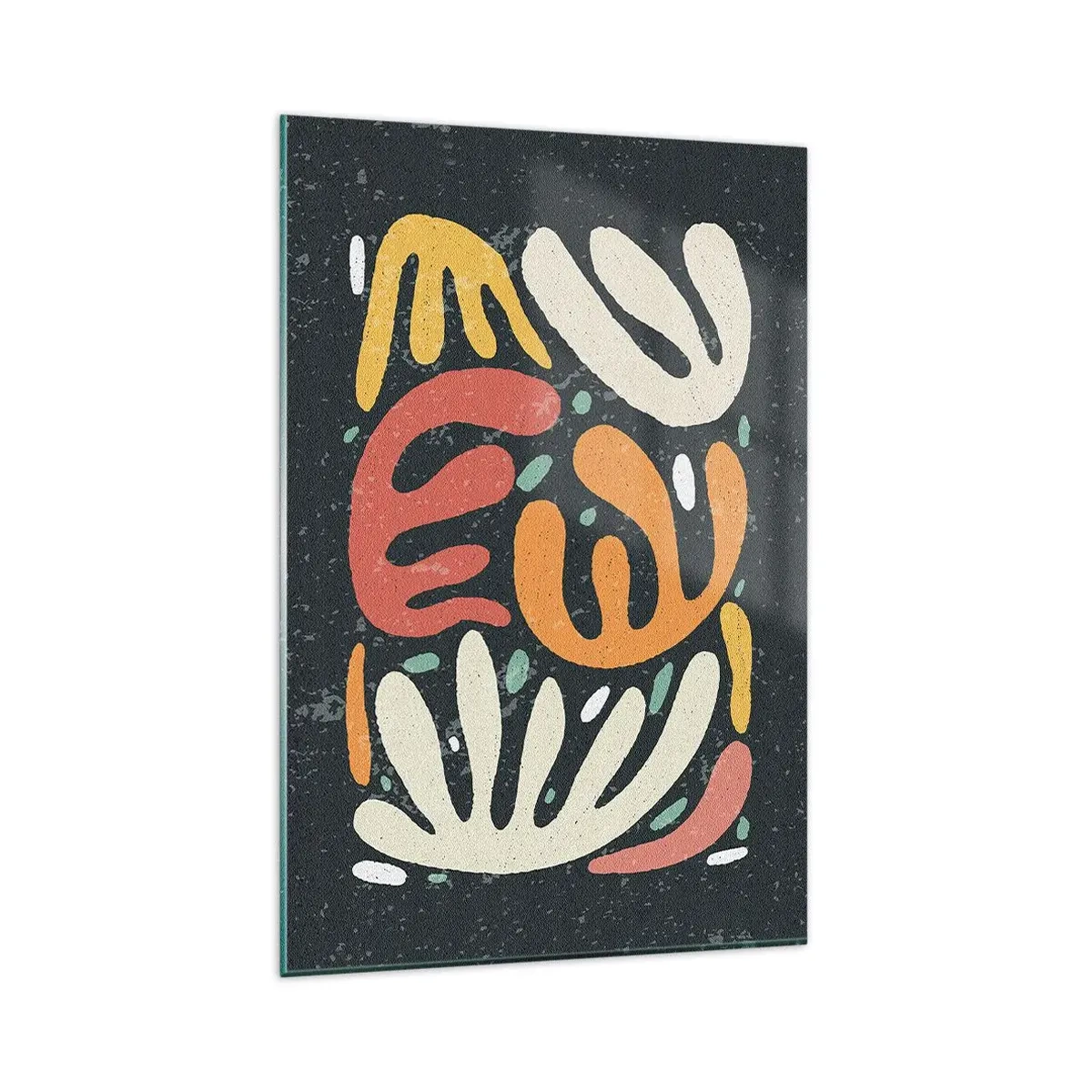 Glastavla - Bild på glas - Komposition - Jag tar snart tag i dig  - 80x120 cm