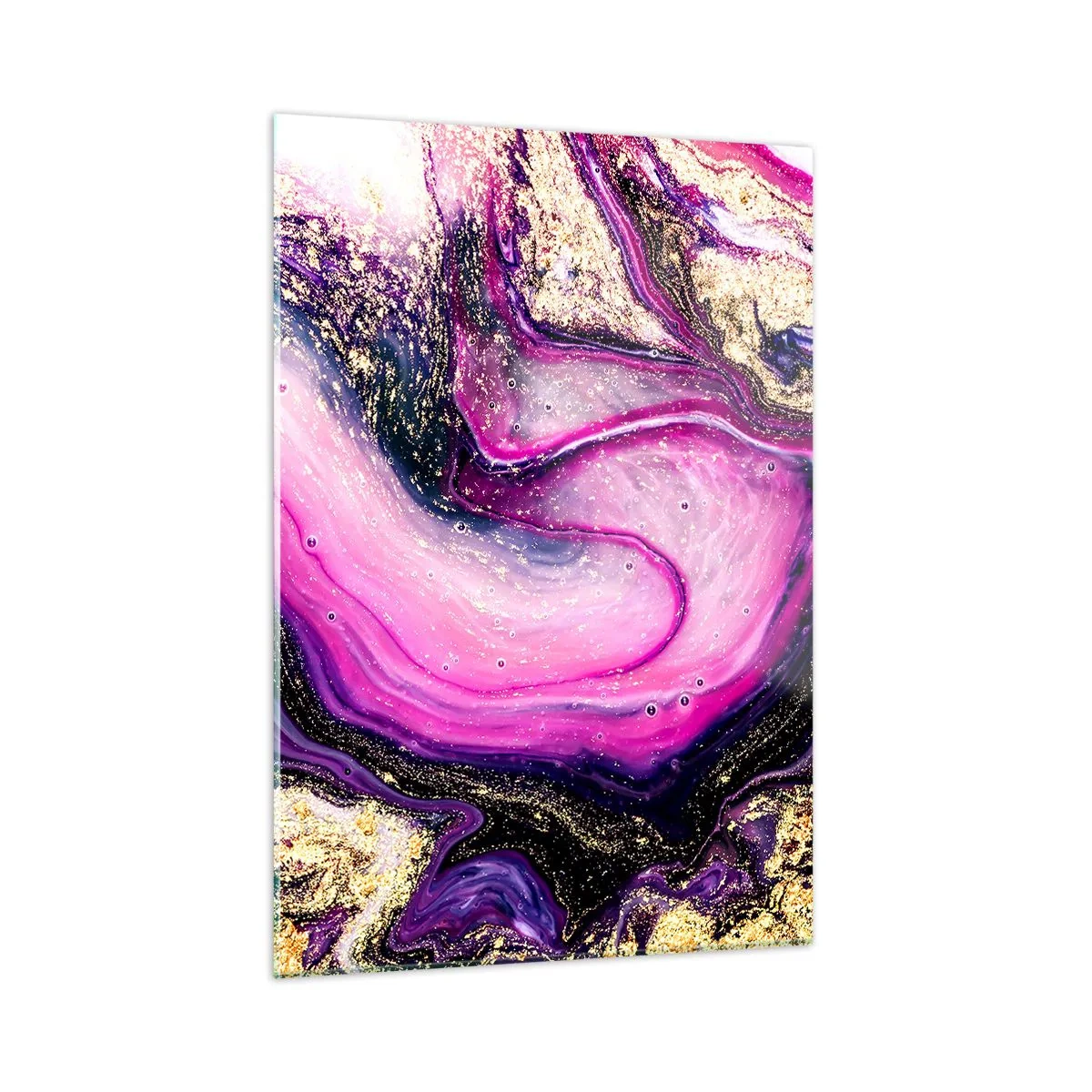 Glastavla - Bild på glas - En stund bakom kulisserna - 50x70 cm