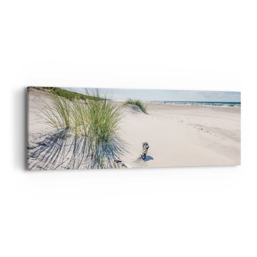 Canvastavla - Bild på duk - Vackrast? Östersjöstrand - 90x30 cm