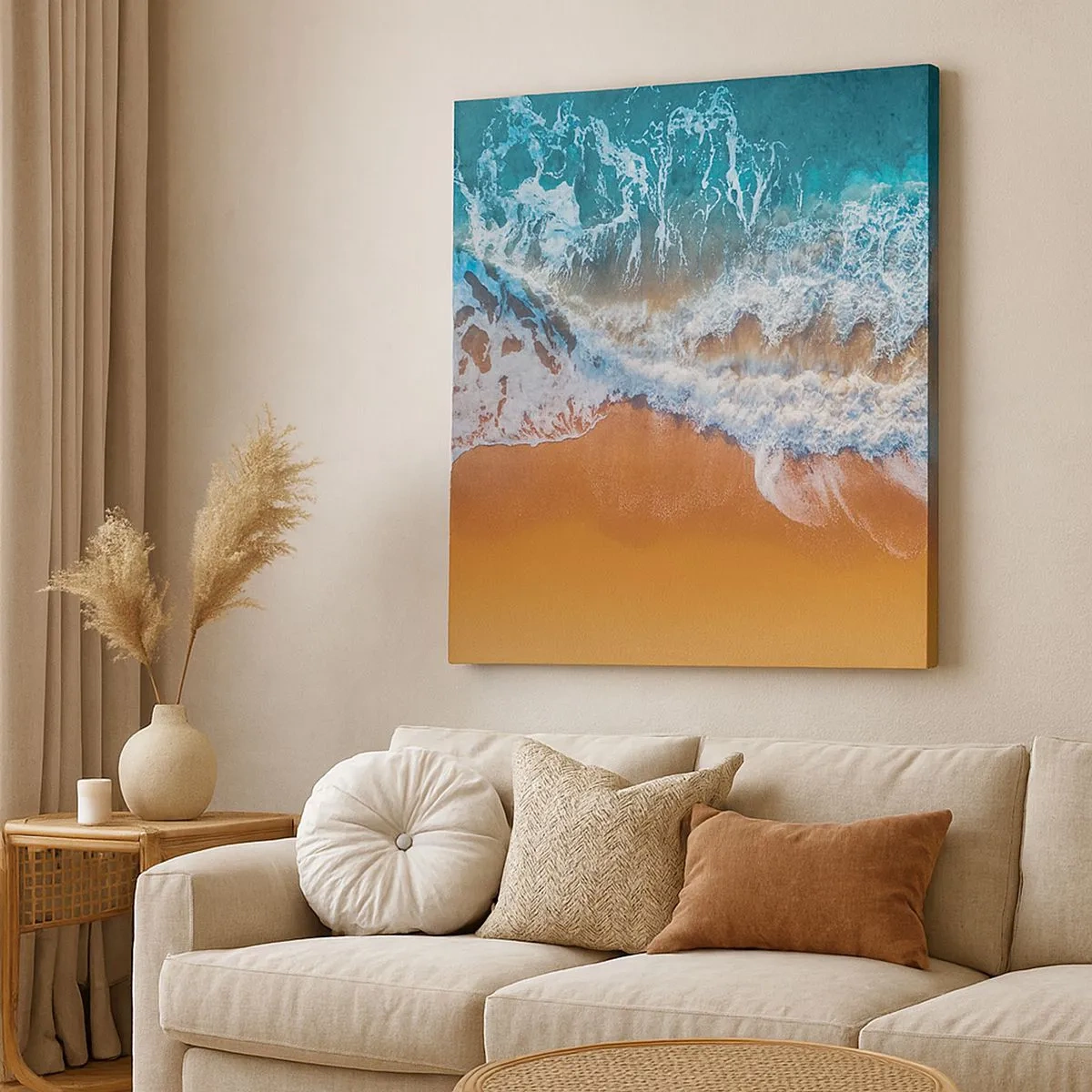 Canvastavla - Bild på duk - Alltid i par - 30x30 cm