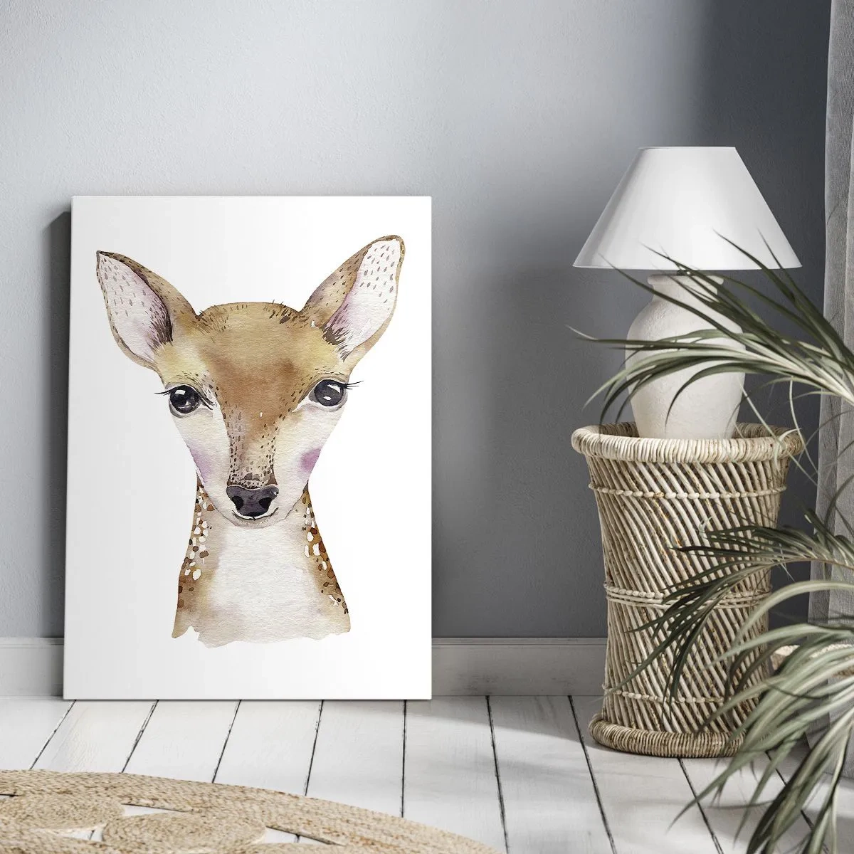 Canvastavla - Bild på duk - Oskuldens natur - 55x100 cm