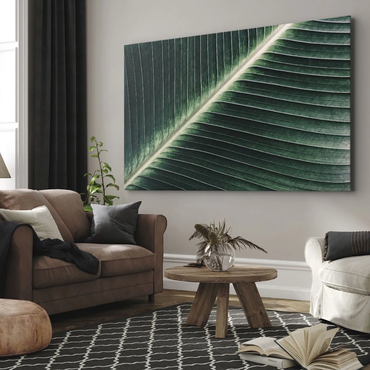 Canvastavla - Bild på duk - Naturens rytm - 100x70 cm
