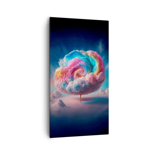 Canvastavla - Bild på duk - En dröm om en nöjespark - 55x100 cm