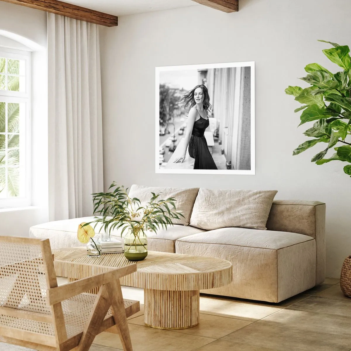 Affisch - Säkert en Parisbo - 50x50 cm