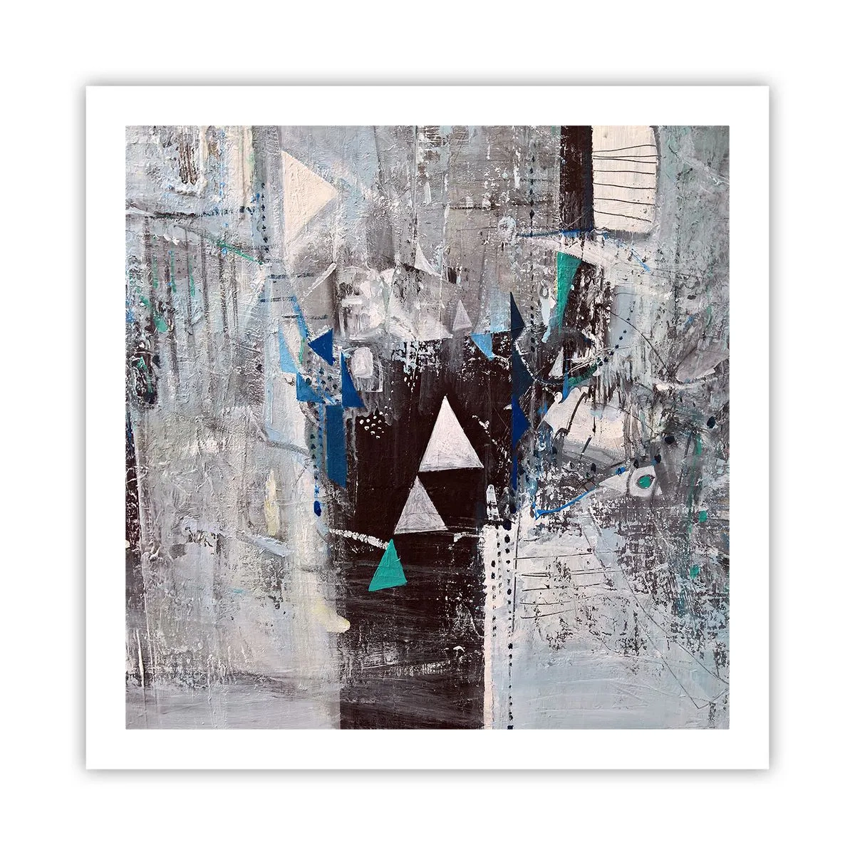 Affisch - Trianglarnas överordnade ordning - 60x60 cm