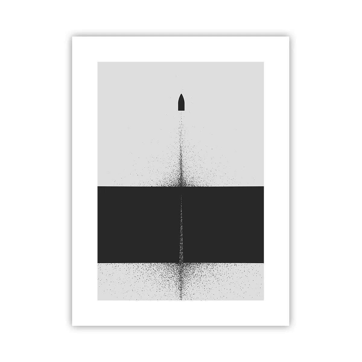 Affisch - Rakt mot målet - 30x40 cm
