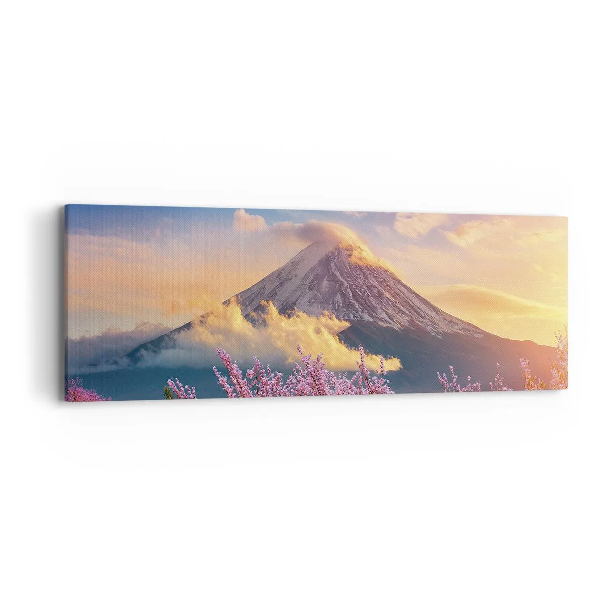 Canvastavla - Bild på duk - Japansk helgedom - 90x30 cm