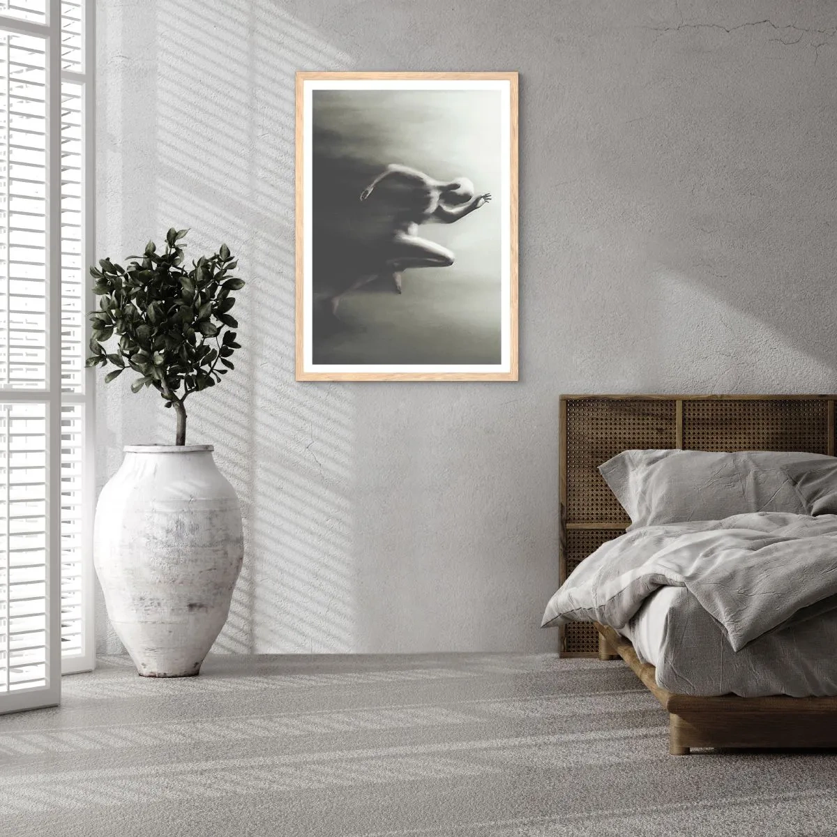 Affisch i ram av ljusek - Omöjlig att stoppa - 70x100 cm