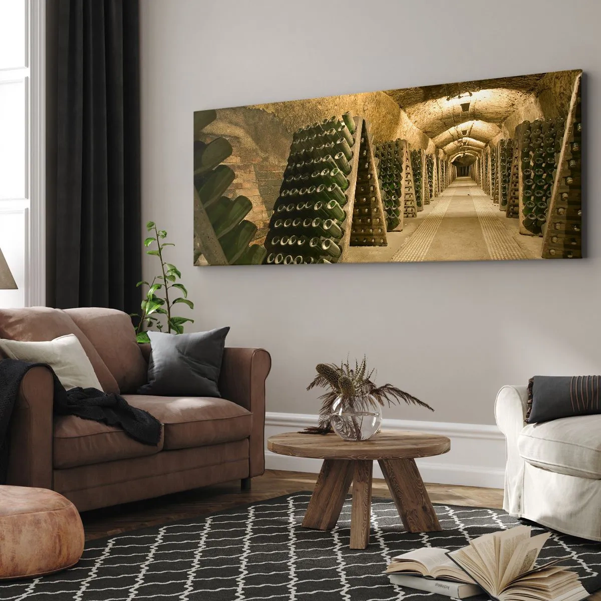Canvastavla - Bild på duk - Smakens uppståndelse - 100x40 cm