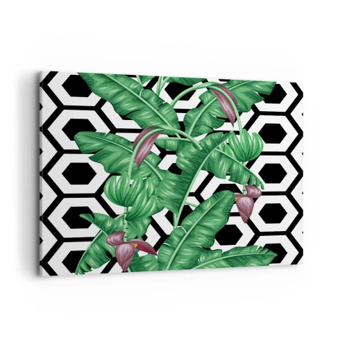 Canvastavla - Bild på duk - Symmetrisk komposition från naturen - 100x70 cm