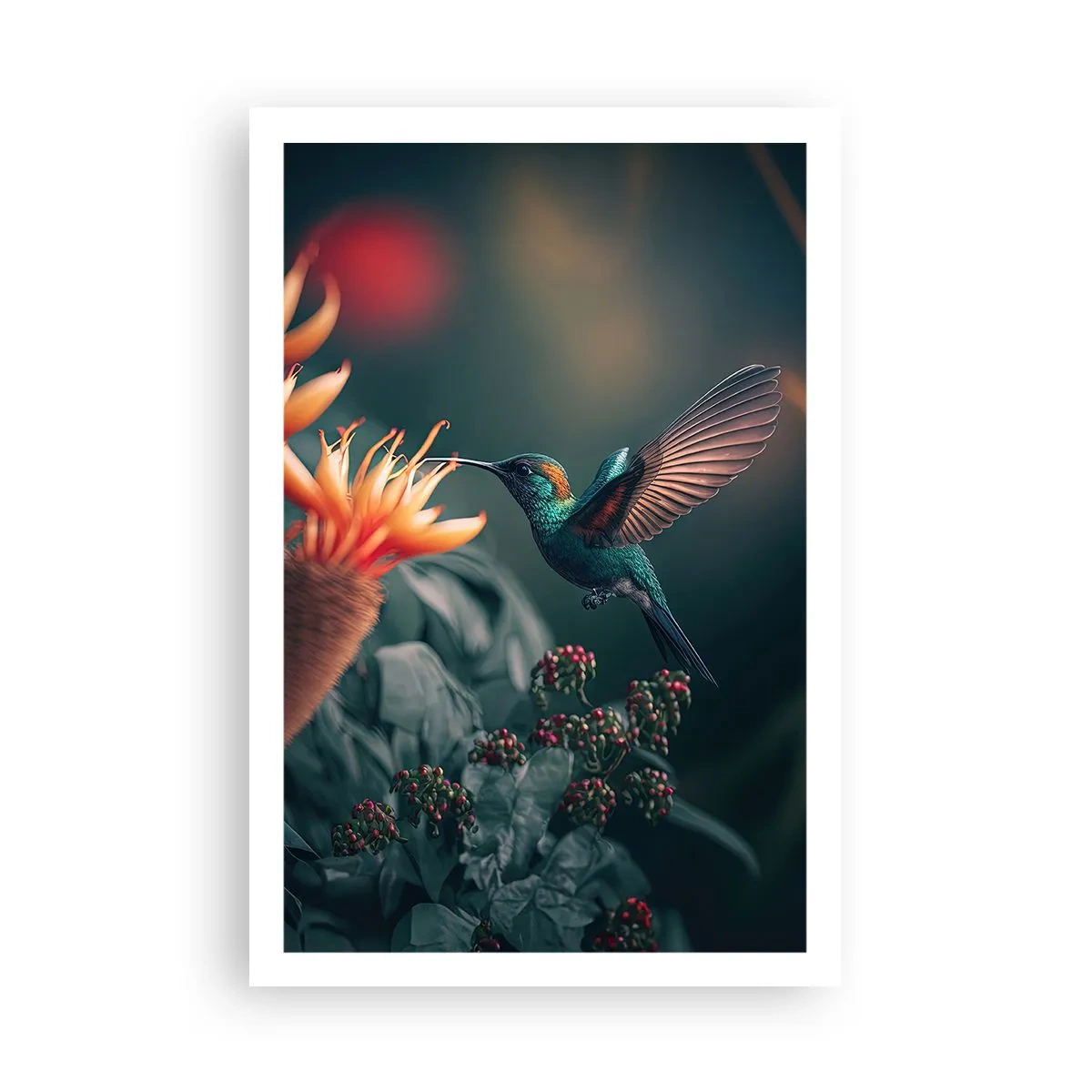 Affisch - Ett verkligt färgglatt liv - 61x91 cm