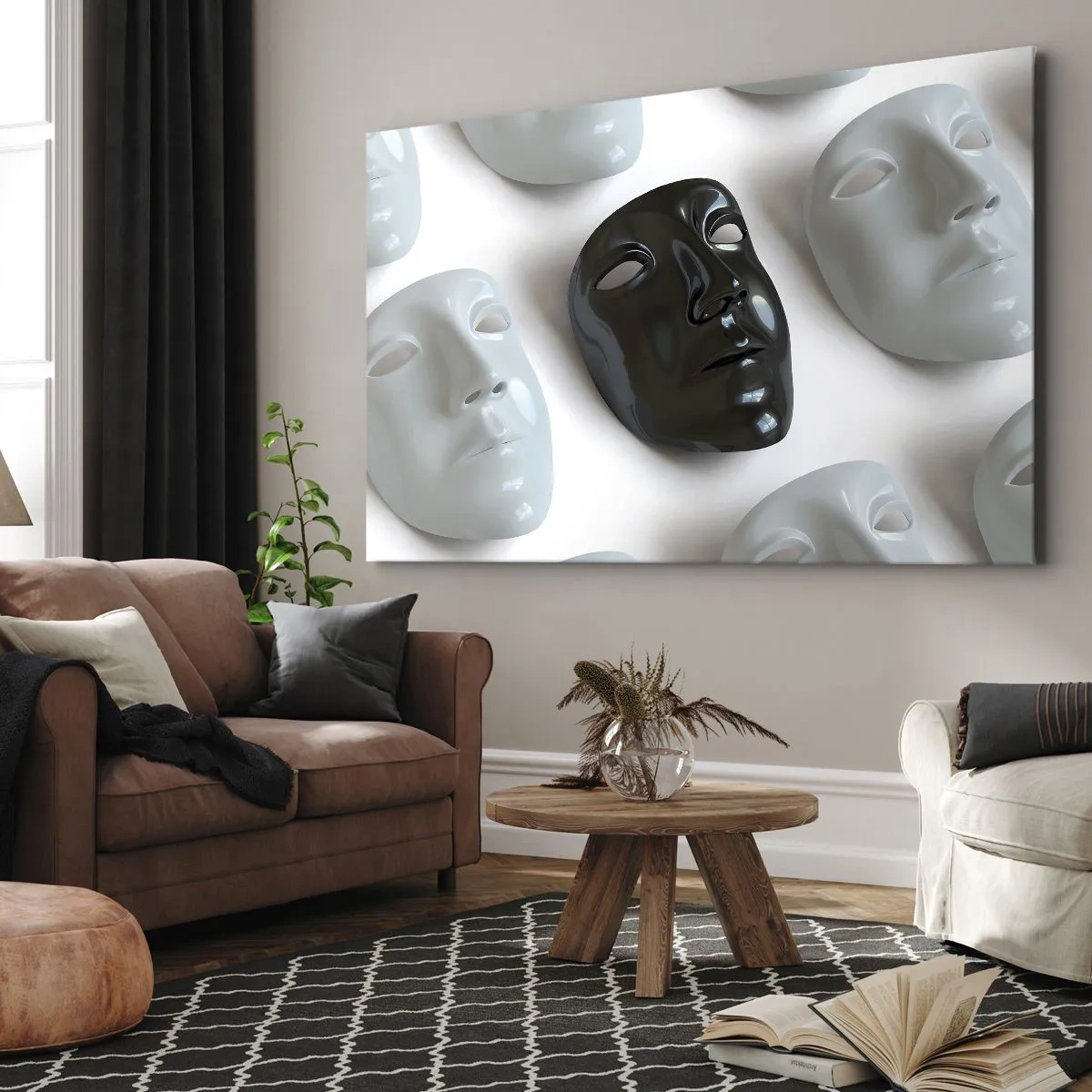 Canvastavla - Bild på duk - Hur kan man urskilja sig? - 120x80 cm