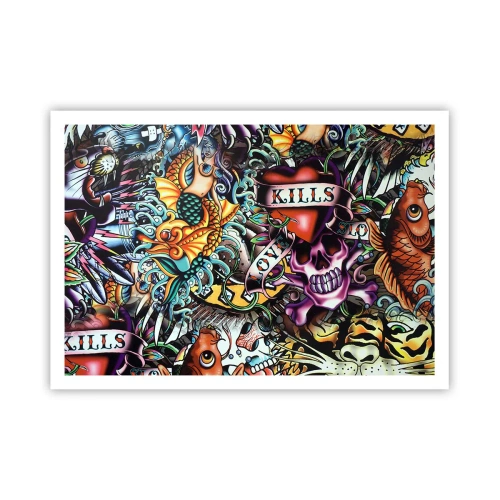 Affisch - Tatuerarens dröm - 100x70 cm