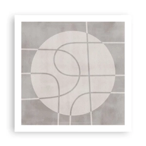 Affisch - Cirkulärt och rakt fram - 60x60 cm