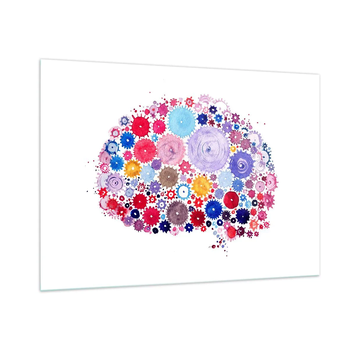 Glastavla - Bild på glas - Naturens mest perfekta maskin - 100x70 cm