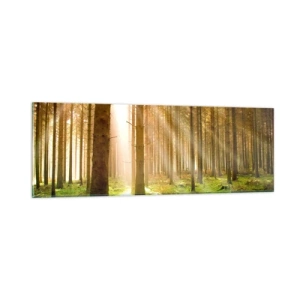 Glastavla - Bild på glas - Snart kommer alverna - 90x30 cm