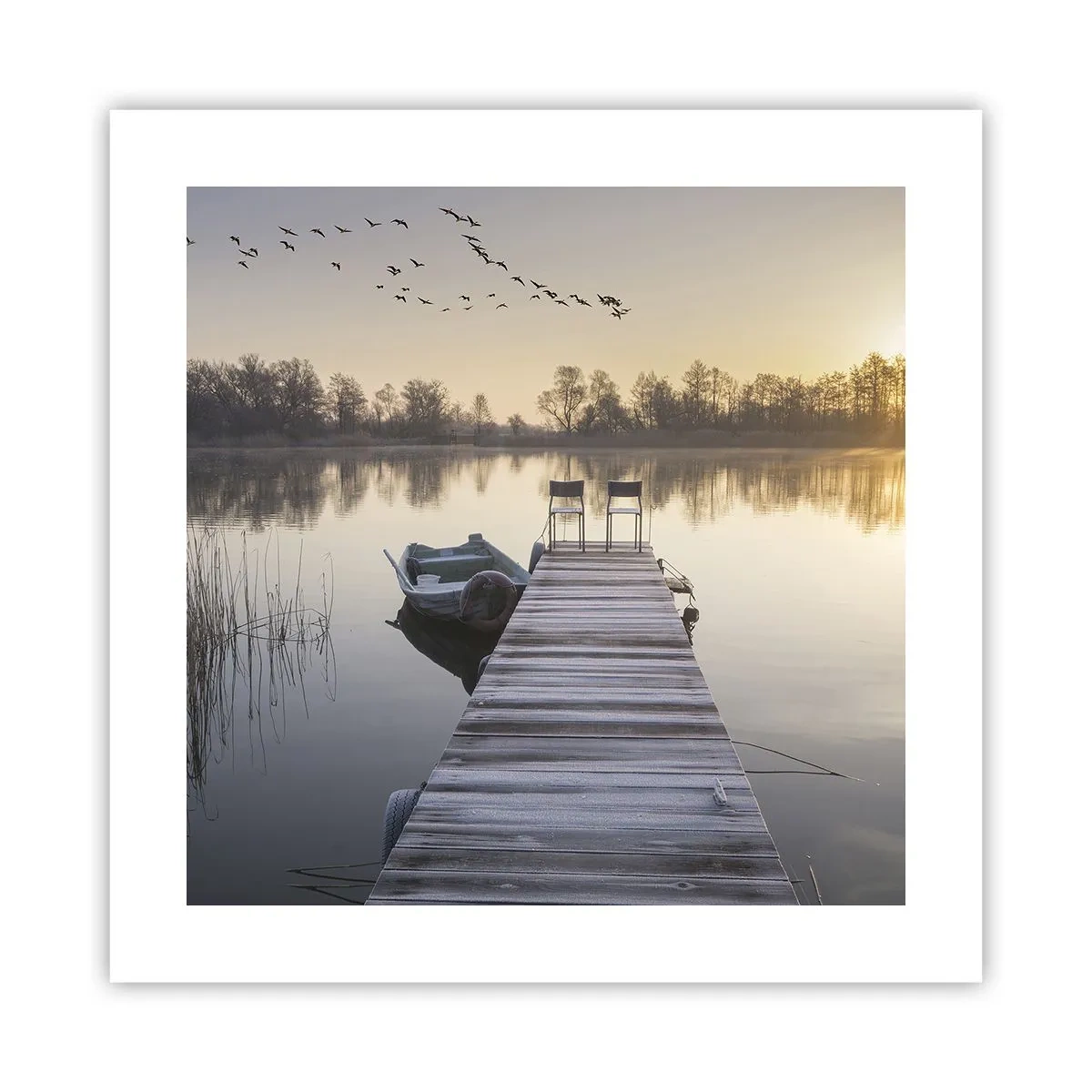 Affisch - Kommer tillbaka om en viss tid - 40x40 cm