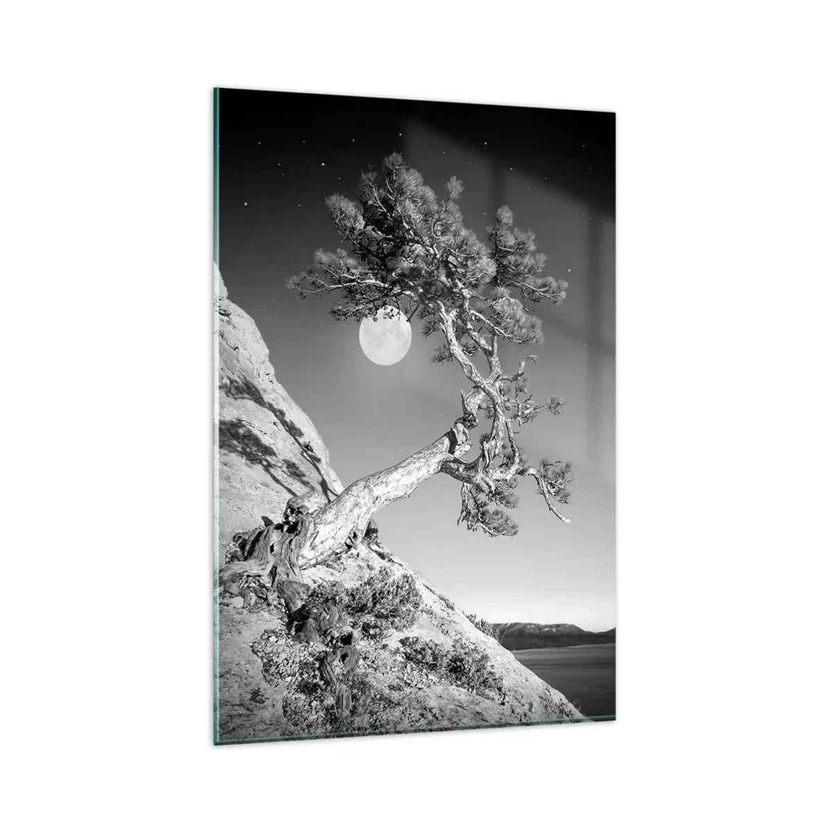 Glastavla - Bild på glas - Segerrik kämpe - 80x120 cm