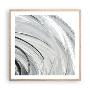 Affisch i ram av ljusek - Orbital komposition - 60x60 cm