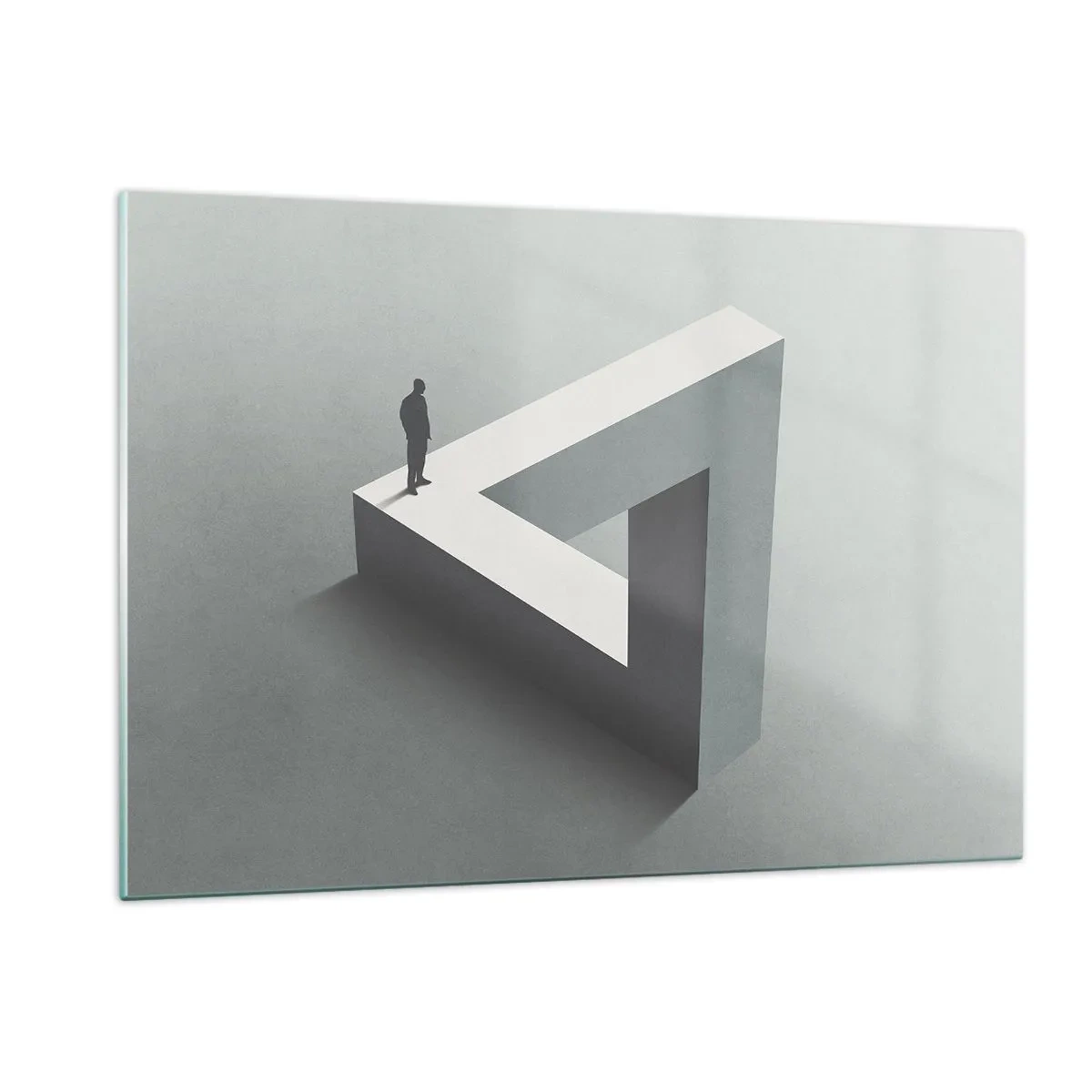 Glastavla - Bild på glas - Och ändå möjligt - 120x80 cm